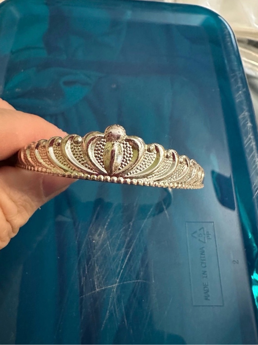 Silver Crown Tiara bracelet